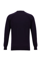 Koyu Mor Yarım Balıkçı Yaka Slim Fit Dar Kesim Triko Kazak