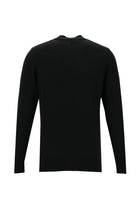 Siyah Yarım Balıkçı Yaka Slim Fit Dar Kesim Triko Kazak