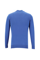 Koyu Mavi  Yarım Balıkçı Yaka Slim Fit Dar Kesim Triko Kazak