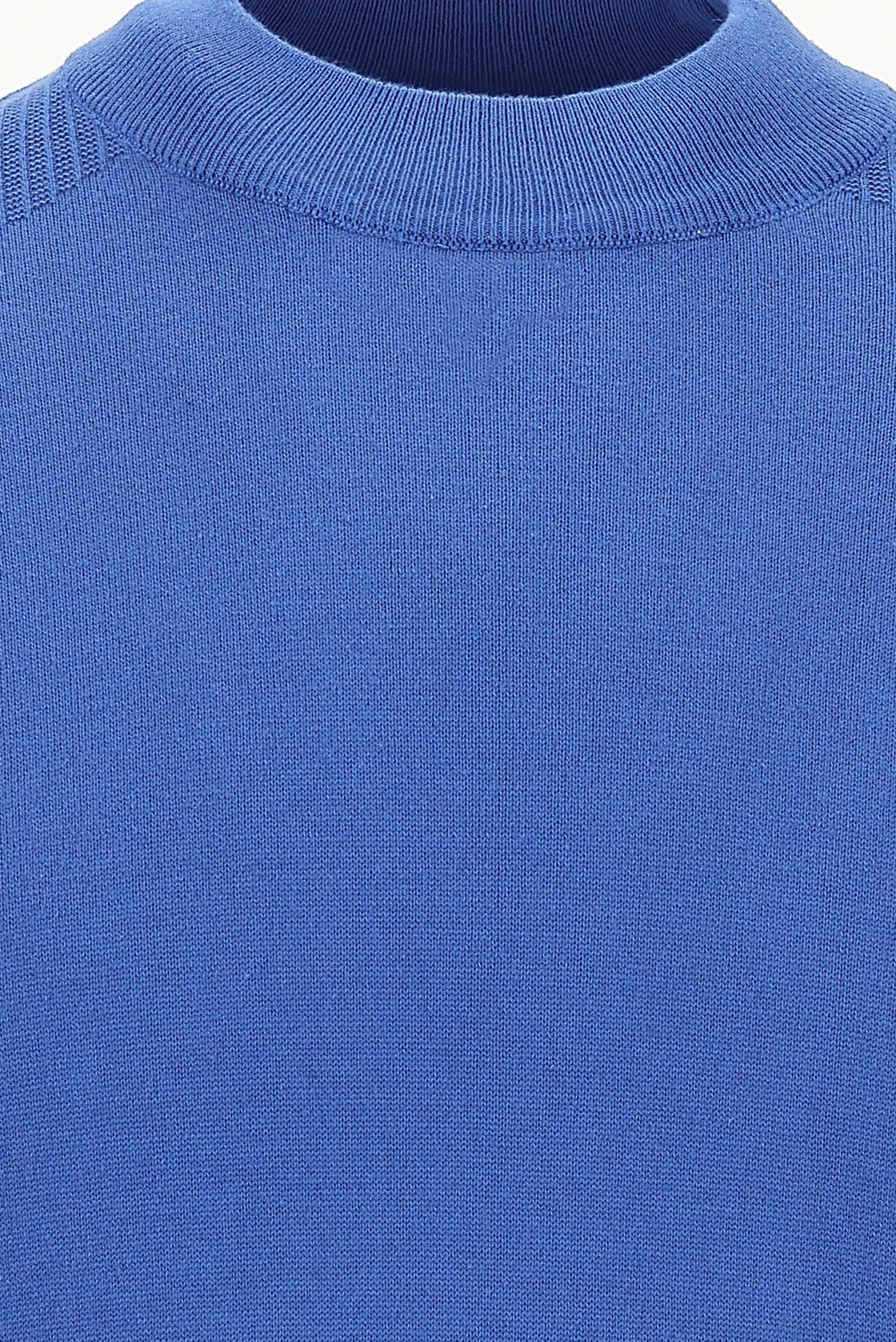 Koyu Mavi  Yarım Balıkçı Yaka Slim Fit Dar Kesim Triko Kazak