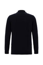 Koyu Lacivert Yarım Balıkçı Yaka Slim Fit Dar Kesim Pamuklu Triko Kazak
