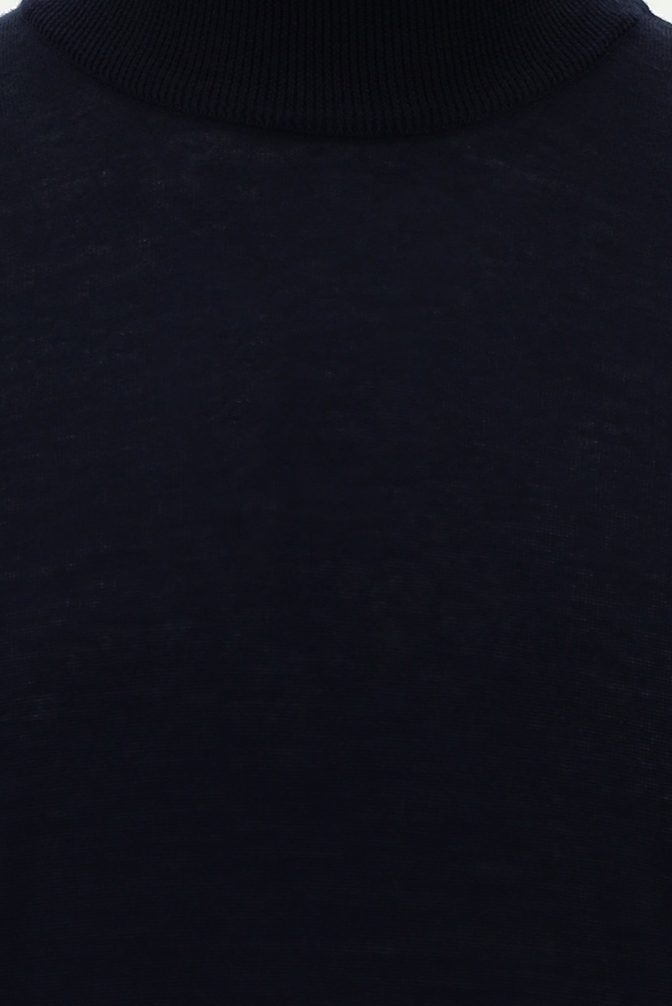 Koyu Lacivert Yarım Balıkçı Yaka Regular Fit Yünlü Triko Kazak