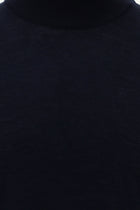 Koyu Lacivert Yarım Balıkçı Yaka Regular Fit Yünlü Triko Kazak