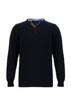 Koyu Lacivert Bisiklet Yaka Regular Fit Triko Kazak