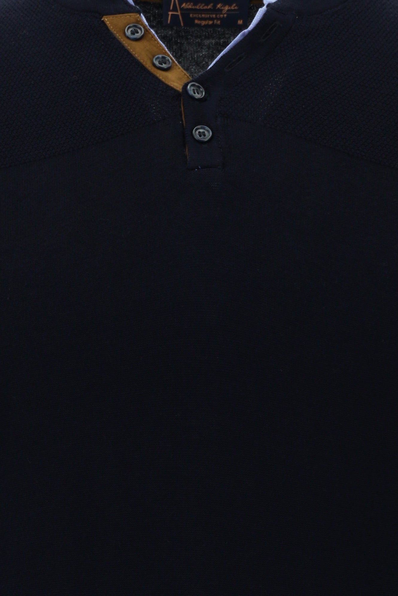 Koyu Lacivert Bisiklet Yaka Regular Fit Triko Kazak