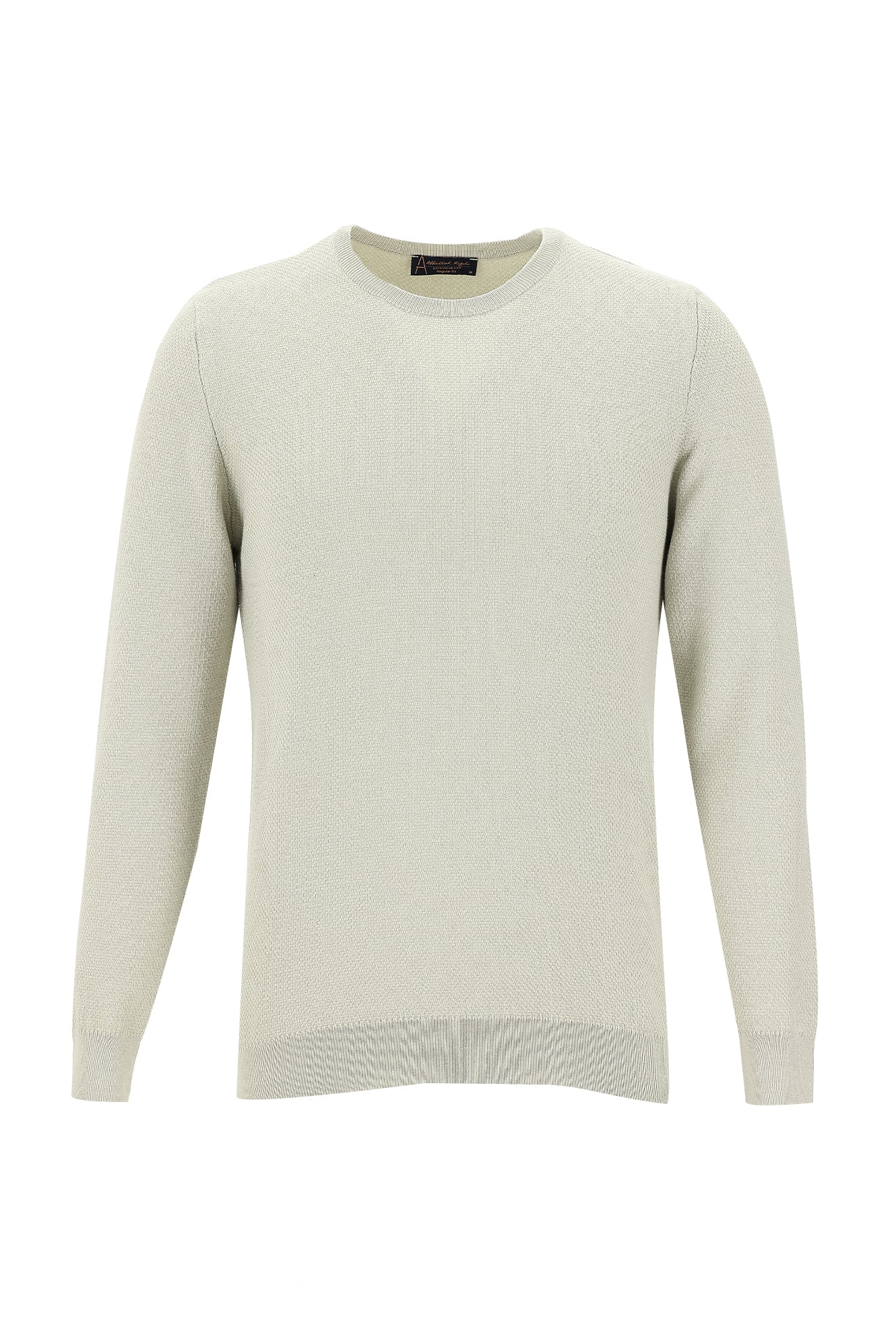 Taş Bisiklet Yaka Regular Fit Triko Kazak