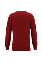 Koyu Kırmızı Bisiklet Yaka Regular Fit Triko Kazak