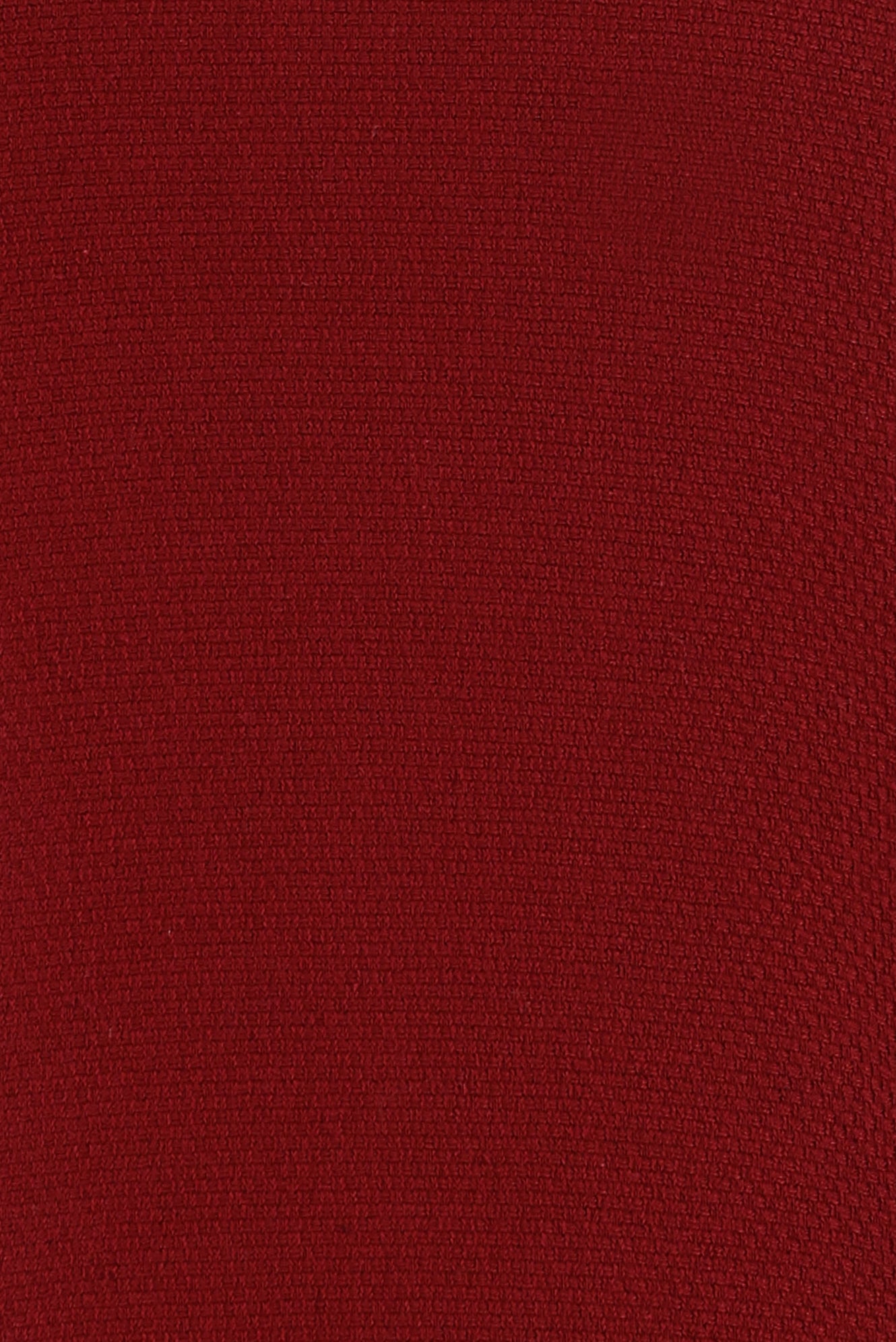 Koyu Kırmızı Bisiklet Yaka Regular Fit Triko Kazak