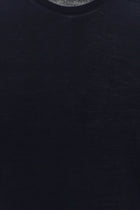 Koyu Lacivert Bisiklet Yaka Regular Fit Yünlü Triko Kazak