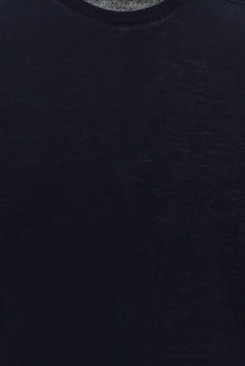 Koyu Lacivert Bisiklet Yaka Regular Fit Yünlü Triko Kazak