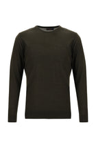 Koyu Kahve Bisiklet Yaka Regular Fit Yünlü Triko Kazak