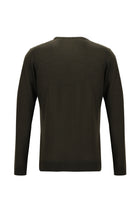 Koyu Kahve Bisiklet Yaka Regular Fit Yünlü Triko Kazak