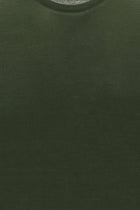 Orta Haki Bisiklet Yaka Regular Fit Yünlü Triko Kazak