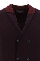 Koyu Bordo Kruvaze Triko Yelek