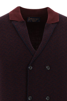 Koyu Bordo Kruvaze Triko Yelek