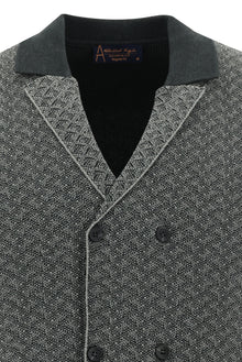 Koyu Antrasit Melanj Kruvaze Triko Yelek