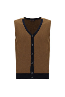 Tarçın  Pamuklu Triko Yelek