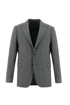 Koyu Füme Regular Fit Yünlü Klasik Ceket