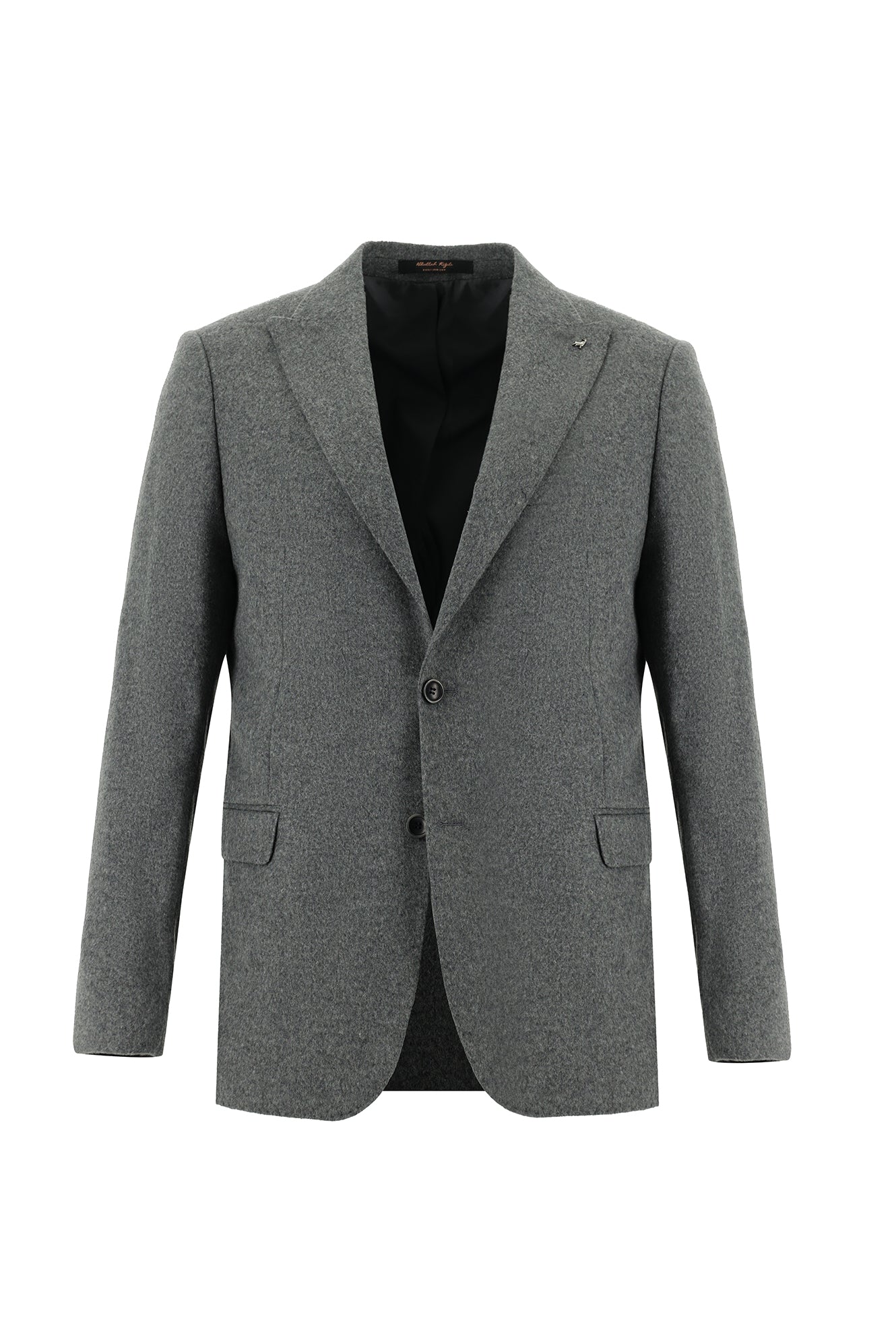 Koyu Füme 6 Drop Regular Fit Standart Kesim Yünlü Klasik Ceket-Abdullah Ki??l?
