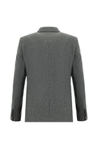 Koyu Füme 6 Drop Regular Fit Standart Kesim Yünlü Klasik Ceket-Abdullah Ki??l?