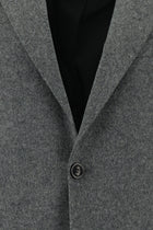 Koyu Füme Regular Fit Yünlü Klasik Ceket