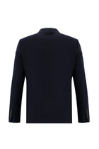 Koyu Lacivert Regular Fit Yünlü Klasik Ceket