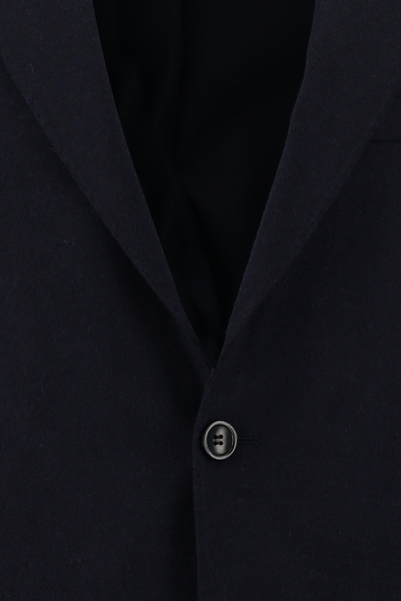 Koyu Lacivert Regular Fit Yünlü Klasik Ceket