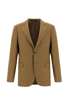 Camel 6 Drop Regular Fit Standart Kesim Yünlü Klasik Ceket-Abdullah Ki??l?