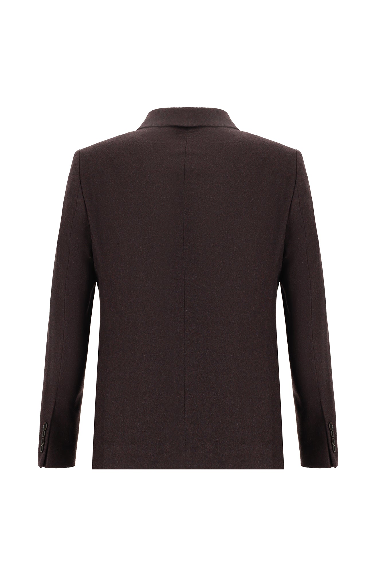 Koyu Bordo Regular Fit Yünlü Klasik Ceket