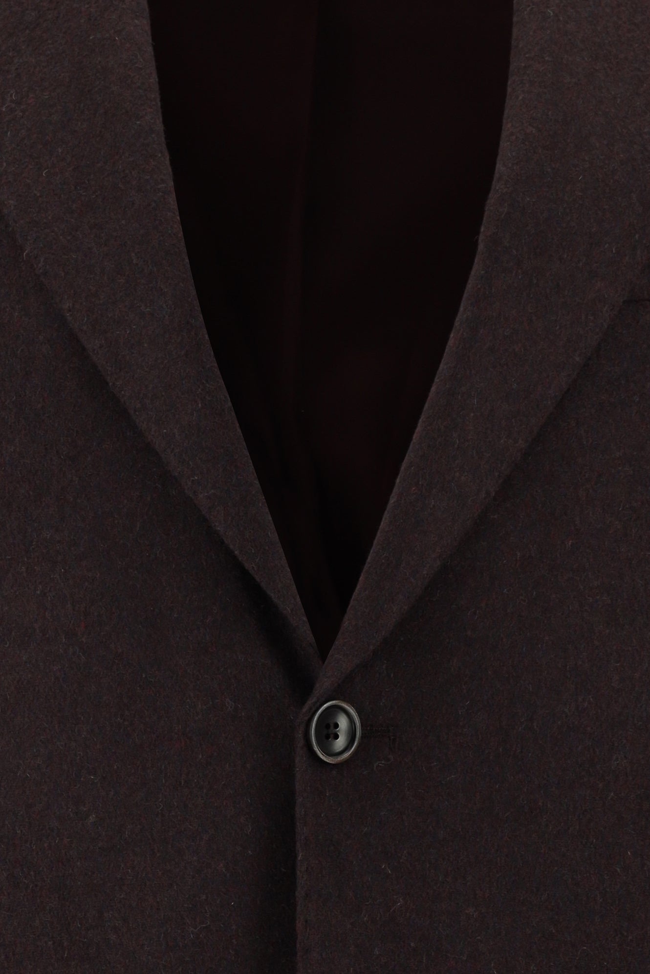 Koyu Bordo Slim Fit Dar Kesim Yünlü Klasik Ceket