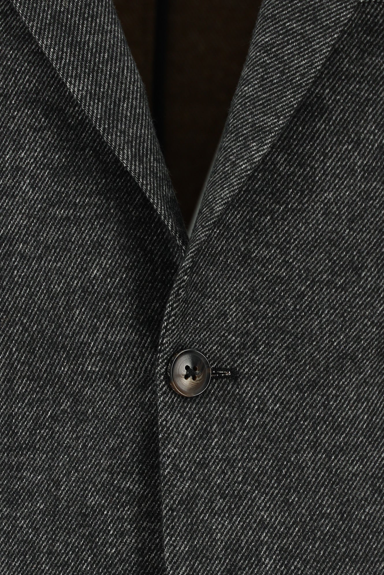 Koyu Antrasit Klasik Desenli Ceket