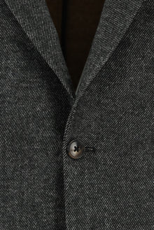 Koyu Antrasit Klasik Desenli Ceket