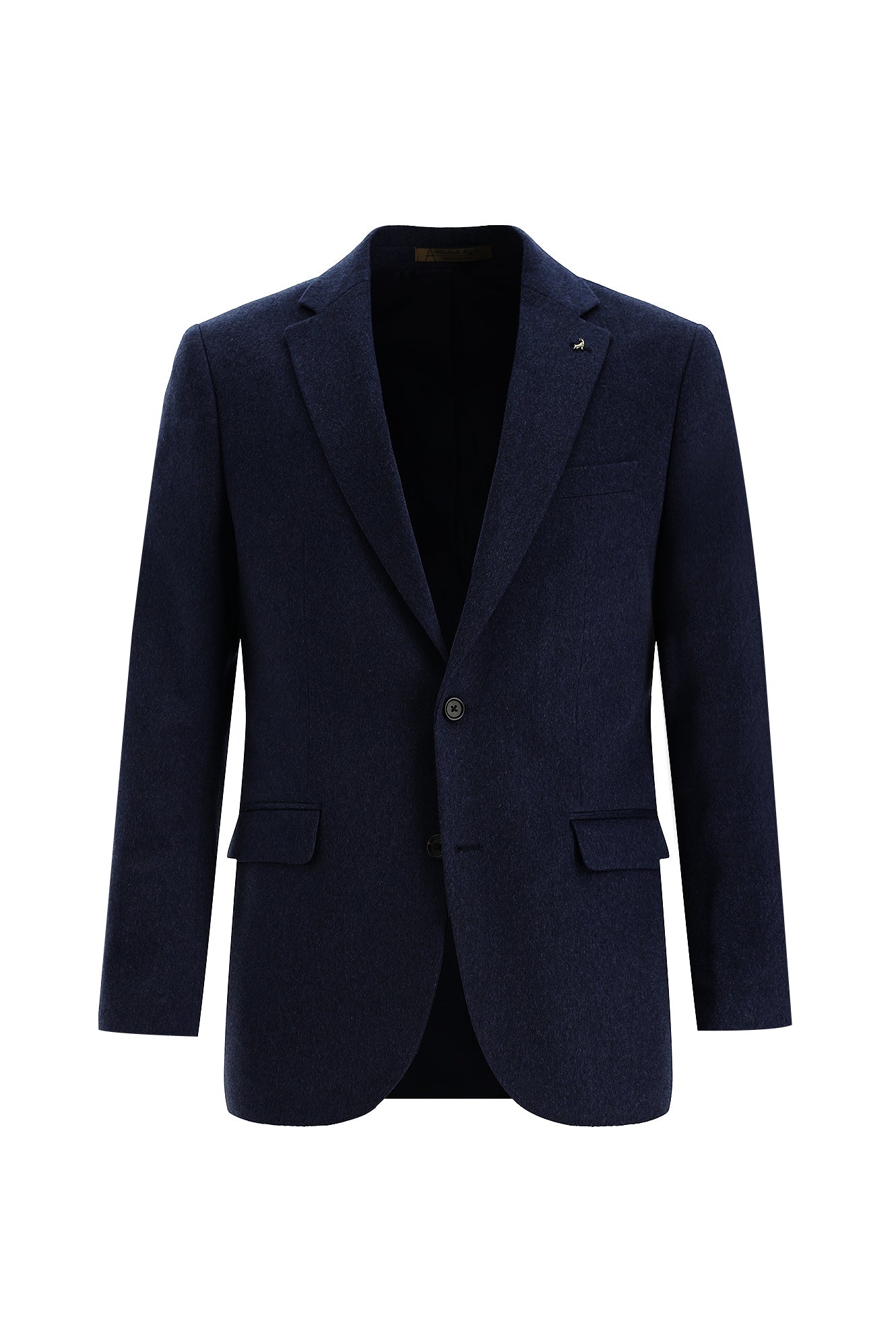 İndigo Relaxed Fit Rahat Kesim İtalyan Klasik Kaşmir Ceket