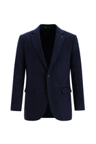 İndigo Relaxed Fit Rahat Kesim İtalyan Klasik Kaşmir Ceket