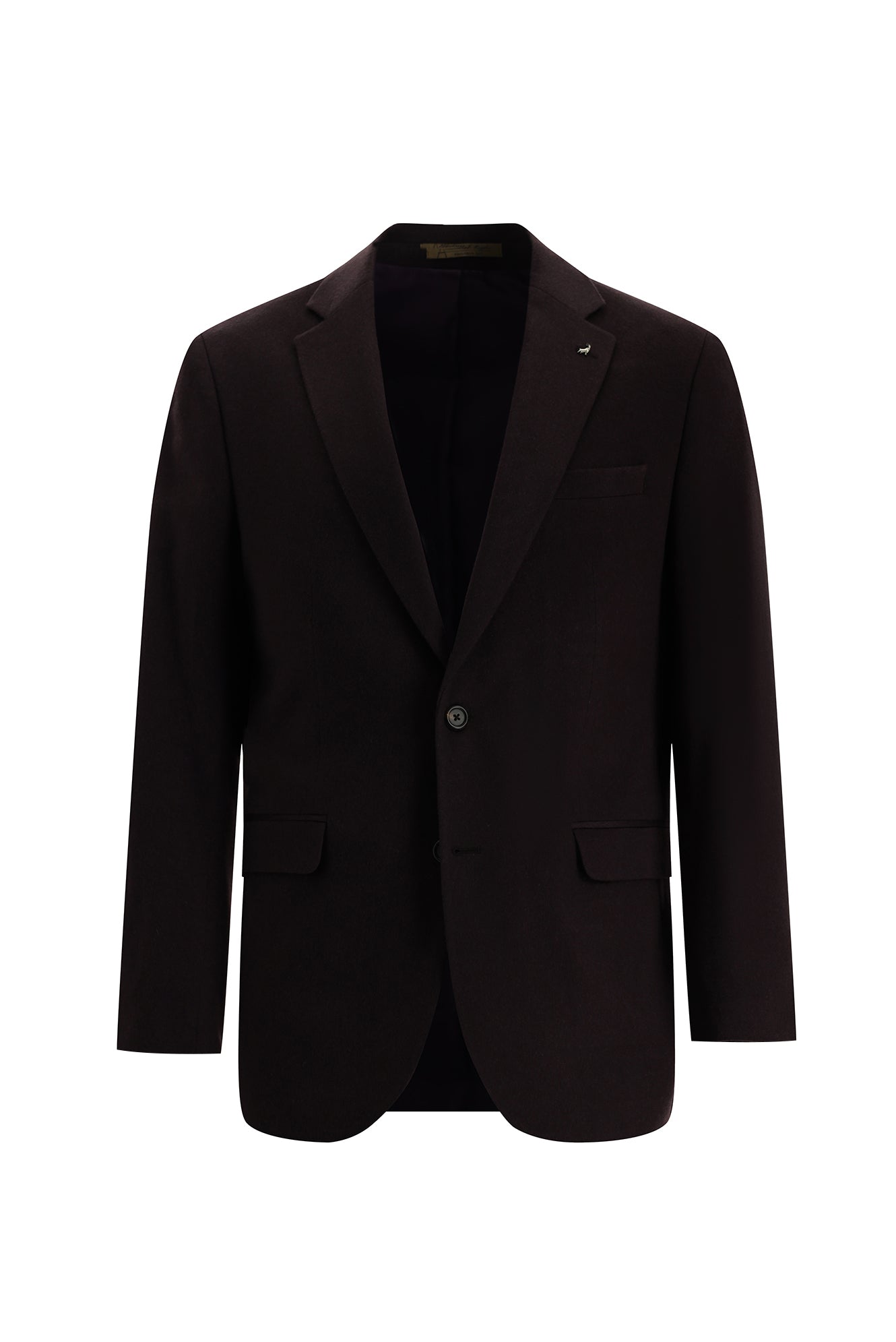 Koyu Bordo Relaxed Fit Rahat Kesim İtalyan Klasik Kaşmir Ceket