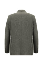 Koyu Vizon Klasik Yünlü Ceket