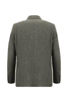 Koyu Vizon Klasik Yünlü Ceket