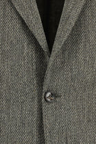 Koyu Vizon Klasik Yünlü Ceket