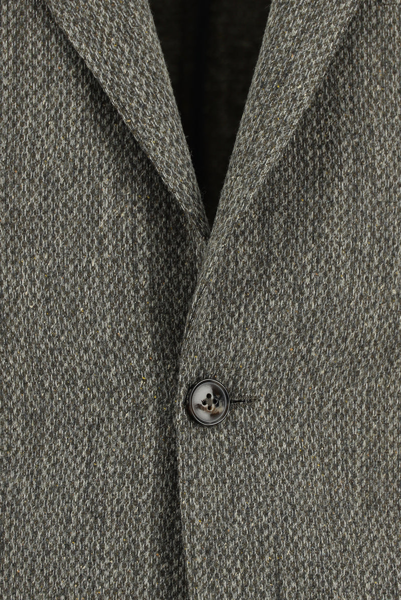 Koyu Vizon Klasik Yünlü Ceket