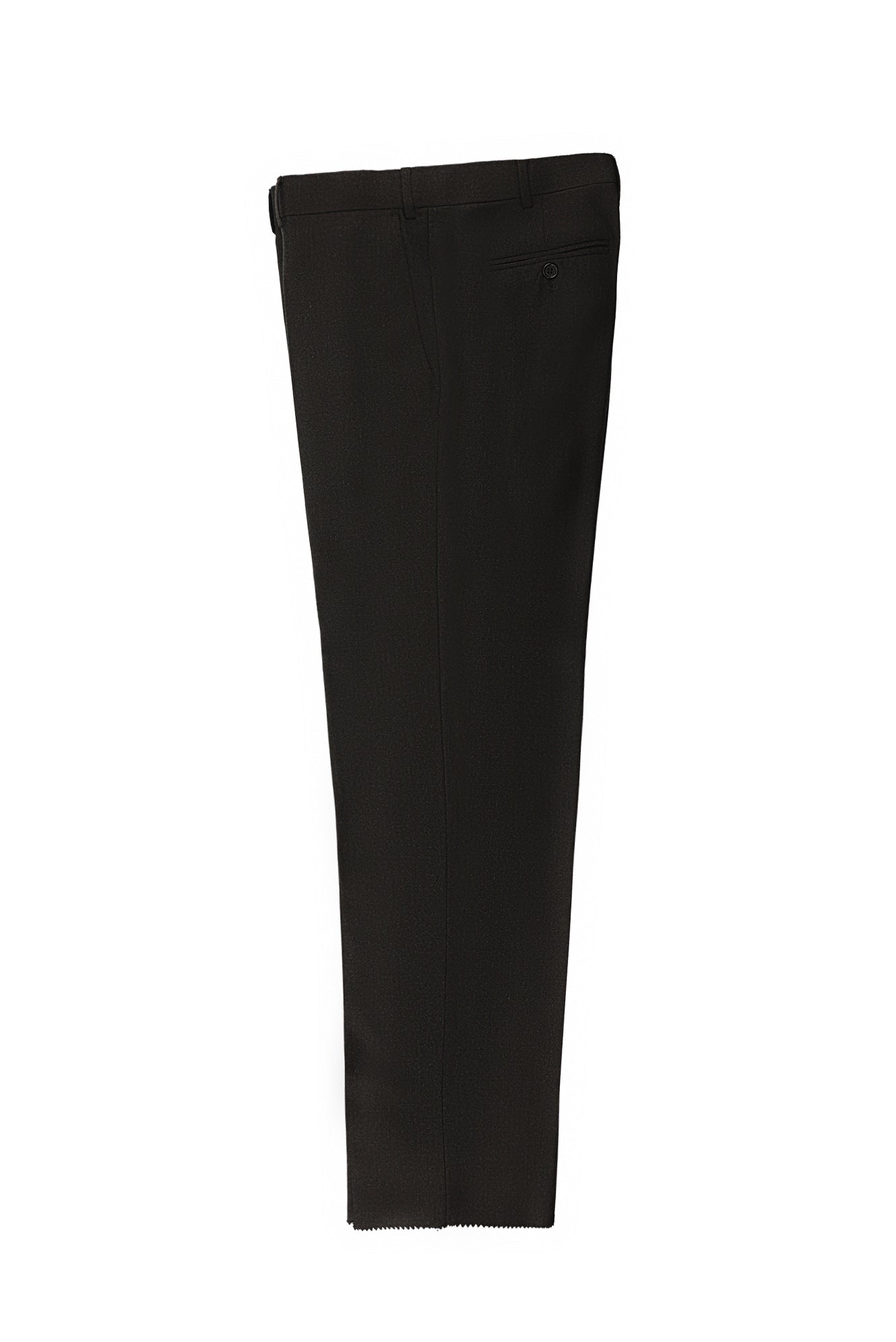 Koyu Kahve 7 Drop Slim Fit Dar Kesim Yünlü Ka?mirli Flanel Klasik Kuma? Pantolon-Abdullah Ki??l?