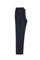 Koyu Lacivert Slim Fit Dar Kesim Beli Lastikli İpli Likralı Pantolon