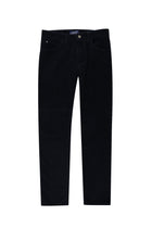 Orta Lacivert Regular Fit Pamuk Kadife Pantolon