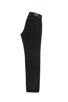 Koyu Kahve Slim Fit Dar Kesim Pamuk Kadife Pantolon-Abdullah Ki??l?