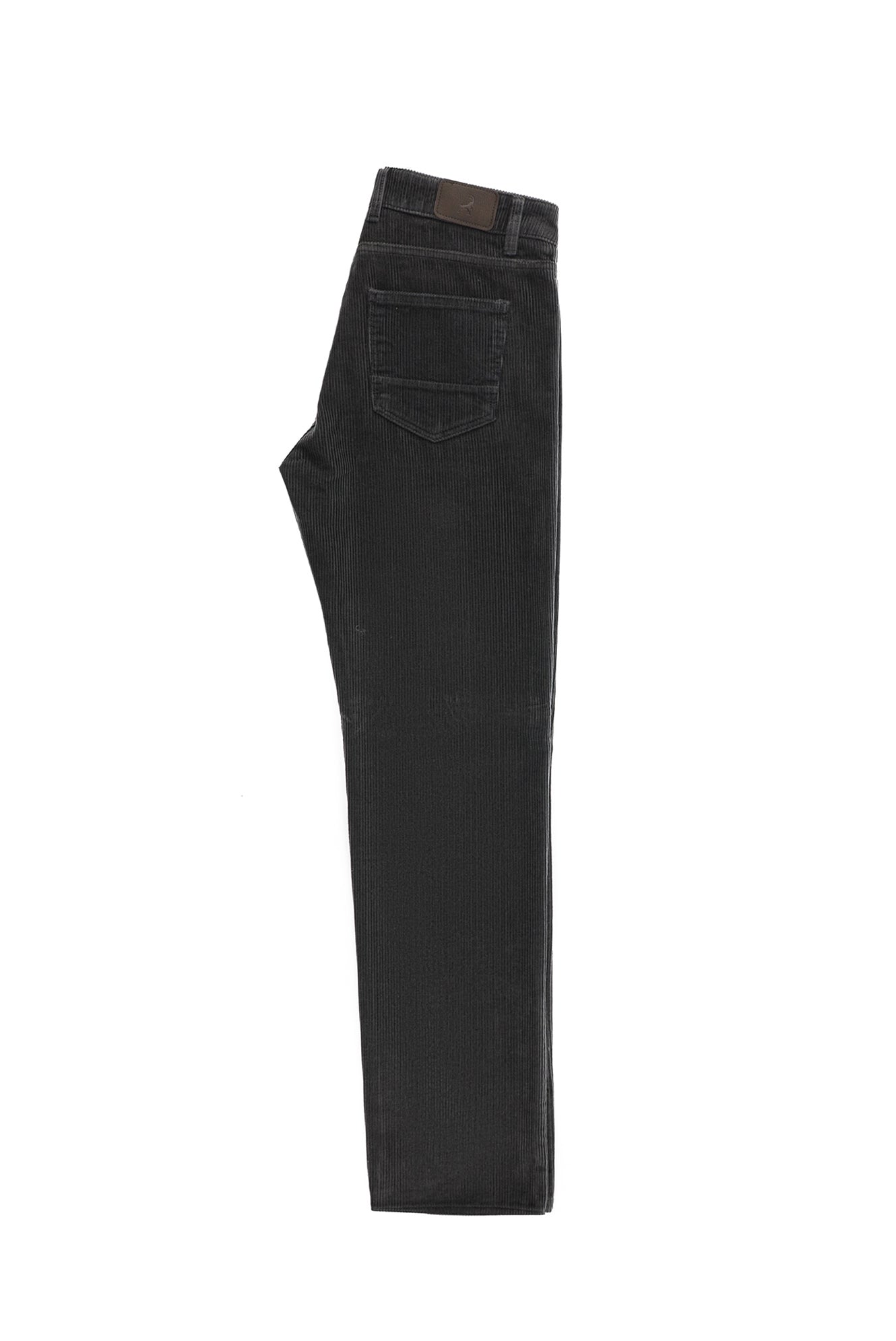 Açık Antrasit Slim Fit Dar Kesim Pamuk Kadife Pantolon