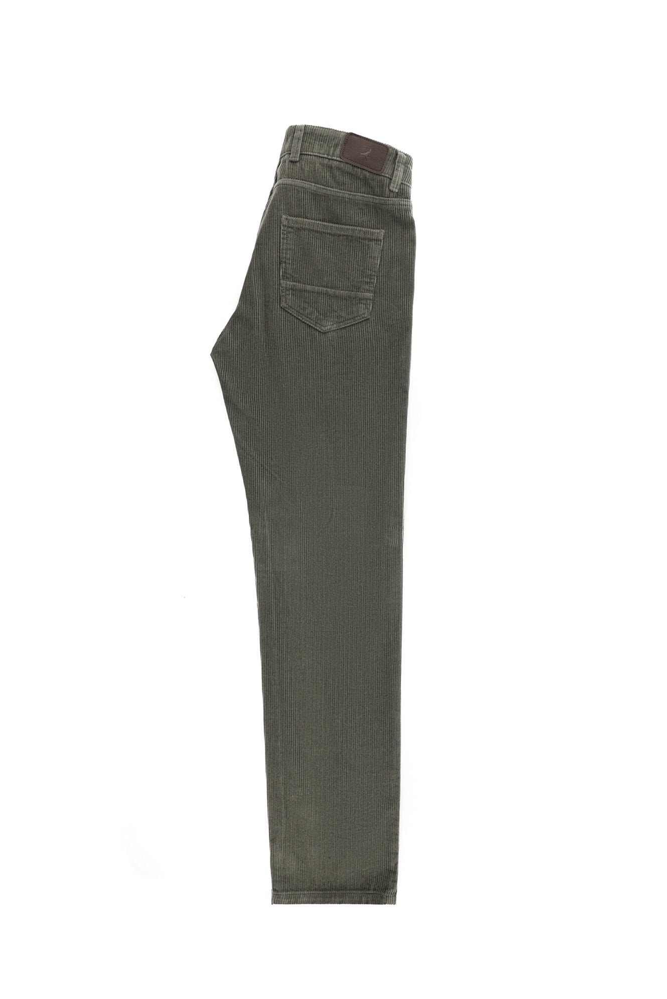 Orta Vizon Slim Fit Dar Kesim Pamuk Kadife Pantolon