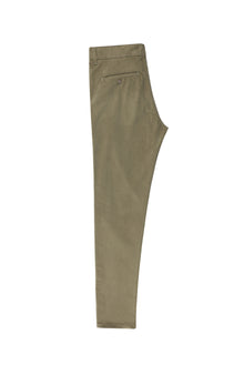 Koyu Bej Regular Fit Likralı Kadife Pantolon