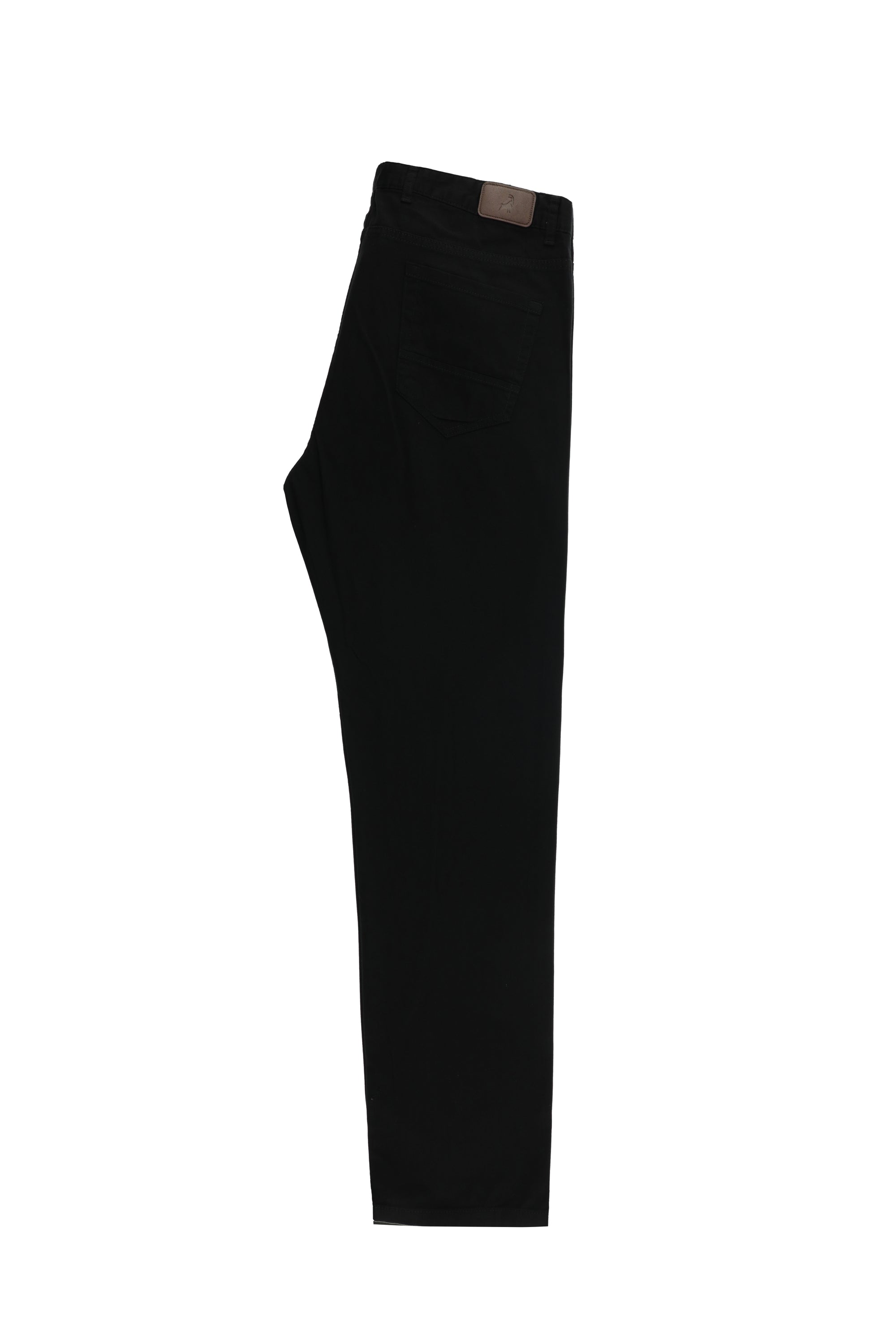 Siyah Relax Fit Rahat Kesim Pamuk Kanvas / Chino Pantolon
