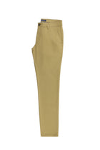 Camel Slim Fit Dar Kesim Likral? Kanvas / Chino Pantolon-Abdullah Ki??l?