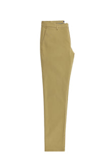 Camel Slim Fit Dar Kesim Likral? Kanvas / Chino Pantolon-Abdullah Ki??l?