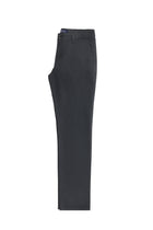 Orta Antrasit Slim Fit Dar Kesim Likral? Kanvas / Chino Pantolon-Abdullah Ki??l?